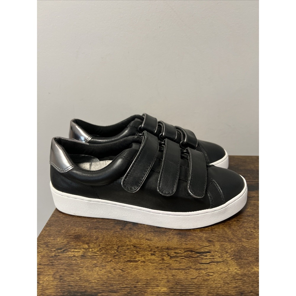 NEW Vionic Bobbi Casual Sneaker Black Leather Women's Size 5, $130 MSRP